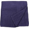 Bezzilish Home Cotton Bath Towel, Egyptian Large Size - 40 X 60 Inches, 900 GSM for Men and Women & Baby (Navy Blue) - Pack of 1