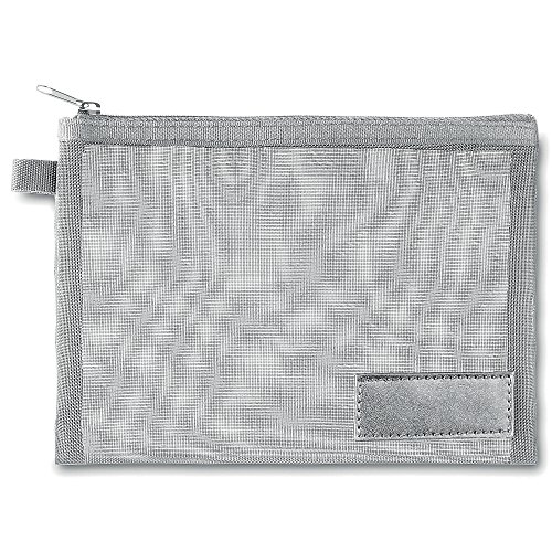 Preisvergleich Produktbild Kleines Reisenecessaire aus Nylon-Gewebe , silber matt