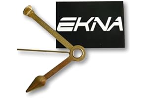 EKNA EKNA - Utensilios para pipa de tabaco (3 piezas, 8 cm de largo, adhesivo dorado)
