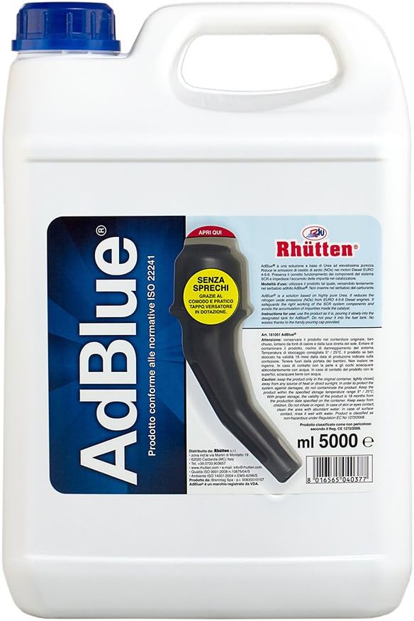 Prise en Main & Utilisation au Quotidien : Rhütten AdBlue Motori Diesel Basf Additivo di