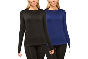 CL convallaria Ropa Interior térmica para Mujer, Ropa Interior Funcional, termoactiva y Transpirable, Forro Polar Interior, Ropa Interior de esquí, Ropa Interior térmica Suave