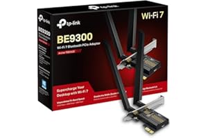 TP-Link Archer TBE552E PCIe Scheda WiFi BE9300Mbps WiFi 7, Scheda Bluetooth 5.4, WPA3, MU-MIMO, OFDMA, Scheda WiFi PC Fisso, Supporta Windows 11