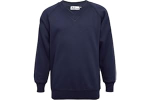 A2Z 4 Kids Girls Boys Scouts School Uniform V Neck Jumper Long Sleeves Back to School Cardi Sweatshirt Age 3-14 Years