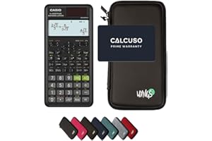 Casio fx-85ES Plus 2nd Edition con Funda Protectora WYNGS Negro - Calculadora Científica - Paquete Básico