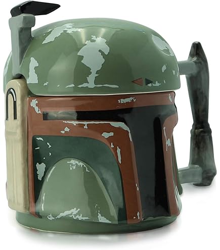 Vandor 55695 Star Wars Jabba The Hutt Shaped Ceramic Soup Coffee Mug, Multicolor