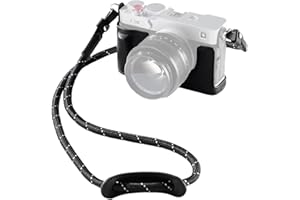 SMALLRIG SAMLLRIG Étui en Cuir Véritable pour Fujifilm X-E5, Coque Demi-Corps Vintage pour Fujifilm X-E5, avec Bandoulière (Noir) - 5450