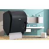 Vialli K8b Rulo Kağıt Havlu Dispenseri Siyah | Dirsek İle Kullanım