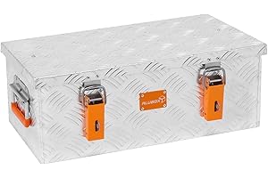 alubox Werkzeugkiste Riffelblech ABX-RL25 Aluminium 1,5mm Werkzeugkiste leicht und robust 25 Liter