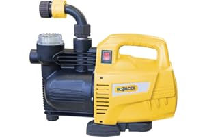 Hozelock - Pompe d'Arrosage de Surface Jet 3000 K7 : Pompe d'Arrosage pour Jardin, Puissance 600W, Débit Max 3000L/hr, Pression 3.5 Bars, Prête à l'emploi avec Filtre Intégré, 7m de Tuyau [7606 1240]