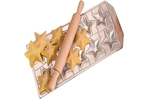 GSD Imperia Stampo in Alluminio per Ravioli, Legno, Bianco, Unica