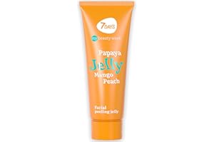 7DAYS Peeling Facial con Ácido Glicólico y Láctico | Exfoliante Enzimático para Limpieza Profunda| Cuidado Facial Mujer Coreano para Todo Tipo de Pieles, 80 ml