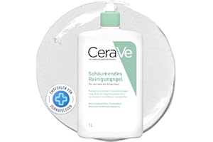 CeraVe Foaming Cleanser for Normal to Oily Skin with Niacinamide and 3 Essential Ceramides 1 l (Pack of 1) - 1