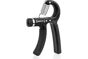 NORDFIT Grip Trainer - Adjustable Hand Gripper (5-60kg) - Forearm Strengthener & Hand Exerciser for Men and Women - Ergonomic, Portable, and Durable. Athletes, Musicians and Inujury recovery