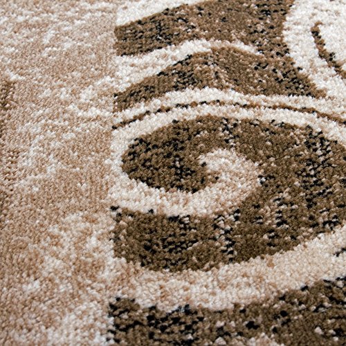 Designerteppich für Wohnzimmer Inneneinrichtung Teppich Meliert Beige Braun, Grösse:160×220 cm - 5
