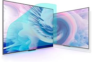 JANEFLY Protecteur D'écran De Télévision pour 32-75 Pouces, Anti reflet/Anti Rayures/Anti Lumière Bleue/Filtre Anti Poussière - Protection D'écran LCD pour Sony, LG, Hisense, TCL,55"(1221 * 689mm)