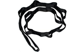 Fonyiunce Daisy Chain 180cm|Sangle d'extension pour Hamac de Yoga|Corde Escalade|Sangle Etirement Yoga|Sangle de Sport Réglable en Nylon|Bandes D'exercice pour Stretching, Pilates, Fitness, D'Escalade