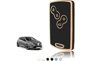 TOOMUME Etui na klucze, etui na kluczyki samochodowe, karta pasuje do Renault Scenic, Clio, Laguna, Megane, Zoe, Captur, Duster, Espace, Fluence, Koleos, Kadjar, Logan, osłona na klucze, etui ochronne