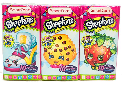 Brush Buddies Shopkins Pocket Tissue, 0.25 Pound by Brush Buddies