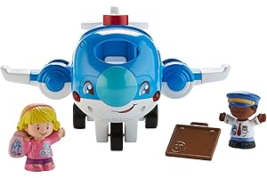 Fisher-Price Little People Avion Voyage avec Moi, Jouets bébé 1 an (Mattel FKX07)