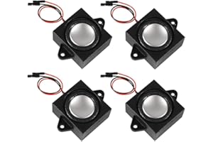 Tiardey 4PCS 3 Watt 8 Ohm Single Cavity Mini-Lautsprecher, tragbare kleine Lautsprecher, Lautsprecheranschluss, Trennschnittstelle für eine Vielzahl Kleiner elektronischer Projekte