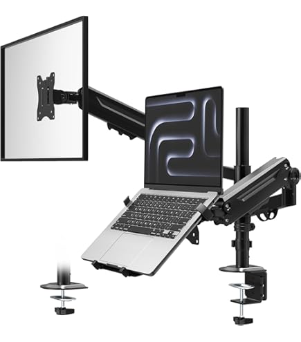 Leitz Ergo Monitor- und Notebookarm, platzsparendes Design, IGR- & TÜV