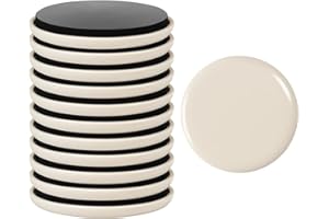 WORUIB 12 Pack Furniture Sliders for Carpet and Hardwood Floors, Heavy Duty Appliance Sliders for Washing Machine, Kitchen Appliances Movers, 45mm x 7mm Non-Slip Pads