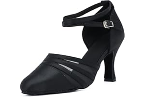 Syrads Chaussures de Danse Latine pour Femmes Chaussures de Danse Tango Valse Fête Sociale Salsa Sandale