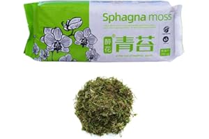 Peosevi Fertilizzanti per Orchidee, Muschio d'Acqua Secca, Muschio di Sfagno Naturale, Muschio Nutritivo Dedicato alla Phalaenopsis per Phalaenopsis, Orchidee, Piante Grasse (200 G)