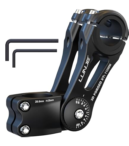 Potence Pour Velo - Limics24 - Guidon 130 Degrés Mtb-75 Mm 95 Stelo Riser 318 (1-1/4) Adapté À Potence Pour Velo - Limics24 - Guidon 130 Degrés Mtb-75 Mm 95 Stelo Riser 318 (1-1/4) Adapté À