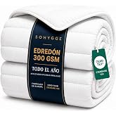 SOHYGGE - Duvet Bed 180-100% Microfibre - 300 gsm - Duvet Filling 180 Bed - Autumn - Winter Quilts 240 x 260 cm 4 Seasons