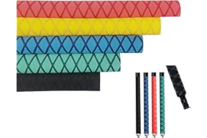 Aventik Caña de pescar termorretráctil en forma de X, mango de construcción de corcho, resistente al agua, antideslizante, manga de raqueta de pesca de 40 pulgadas