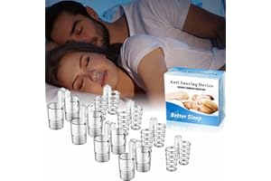 ARVONO Schnarchstopper, Anti Schnarch Nasenspreizer, gegen Schnarchen Nase Dilator Anti Snoring Verhindern Nasenklammer Schnarchen Stopper, Besser Atmen, Besser schlafen [2 Stile 4 Größen]
