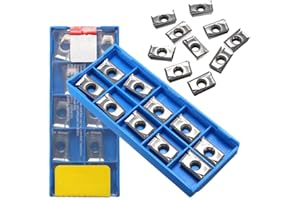 CARPANGO APKT1604PDER-MA3 H01 CNC Carbide Insert Cutter Blade for Aluminium APMT1604 Pack of 10