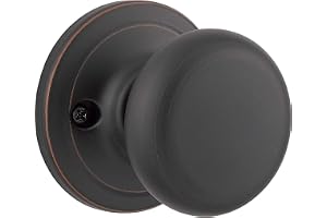 Kwikset Juno Half-Dummy Knob in Satin Nickel