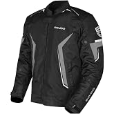 Scudo Roma Gri Erkek Motosiklet Ceketi 4Xl
