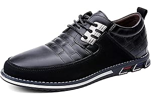 ASIFN Eleganti Scarpe da Ufficio Casual in Pelle da Uomo Mocassini Classici da Lavoro con Lacci Britannici Oxford Comodo da Passeggio Traspirante