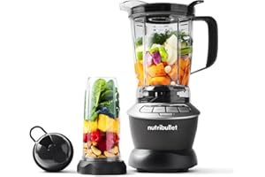 Nutribullet Full Size Blender, Frullatore Elettrico, Frullatore Tritatutto Multifunzione, Tritatutto Professionale, Potenza 1000 Watt, Bicchiere Senza BPA da 1.6 L