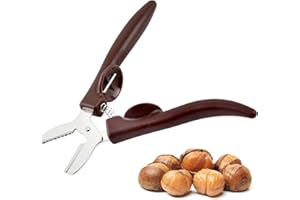 Rainai Kastanienschäler Kastanienclip Kastanienöffner Ergonomisches Praktisches Werkzeug Zum Schälen Multifunktionale Kastanienzange
