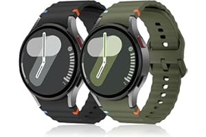 SOLOLUP No Gap Sport Strap for Samsung Galaxy Watch Straps 7 6 5 4 FE 40mm 44mm/6&4 Classic 47mm 43mm 42mm 46mm/5 Pro 45mm Men Women,Soft Breathable Silicone Band Bracelet for Samsung Watch 7 6 5 4 Straps