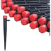 La Farah 50pcs Drip Emitters for 1/4" Drip Irrigation T...