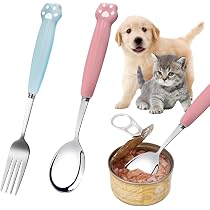 Mozeat Lens Tierfutterdosenlöffel – 4 Stück, Aus Kunststoff, 16 Cm Lang, Für Hunde- & Katzenfutter