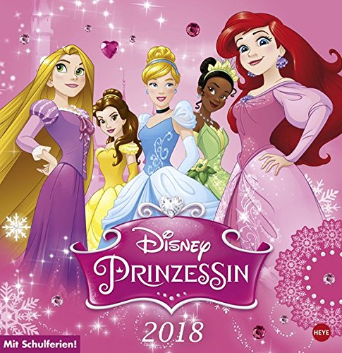 Disney Prinzessin Posterkalender quadratisch - Kalender 2018
