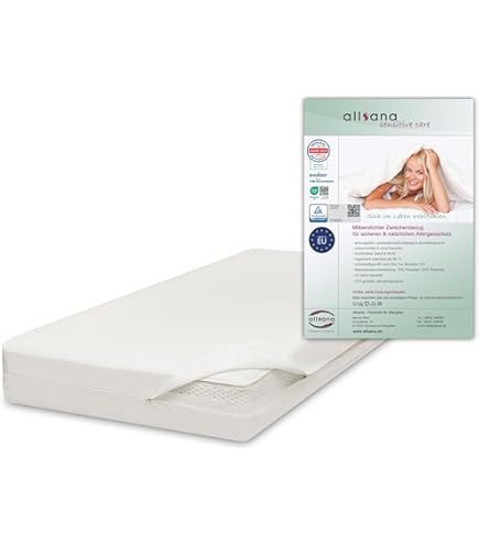 Federa Antiacaro Per Cuscino 70x90 Cm - Anallergica E Traspirante - Lavabile A 95&deg;C - Allsana