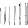 Tap Set Screw Extractor Steel Head Breakage Tap Remover Stripped Tap Set (Size : 6 Pieces)