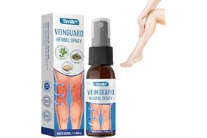 JILEON Timilk VeinGuard Herbal Spray - Improves Blood Circulation, Professional Varicose Veins Treatment for Legs Spray, Timilk Vein Guard Herbal Spray Suitable for All Skin Types - 30ml (1 Pcs)