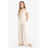 DeFacto Wide Leg Beli Lastikli Eşofman Altı Kız &Ccedil;ocuk C1180A825SM