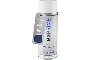 MG PRIME Vernice per auto Bomboletta spray per Dacia D42 Blue Navy/Marine-Blau Bomboletta a spruzzo di vernice di base da 400ml