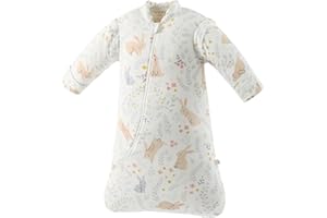 MIKAFEN Saco de Dormir para bebés, 3,5 TOG, Saco de Dormir para bebés Infantil de algodón orgánico, Diferentes tamaños Desde el Nacimiento hasta los 4 años