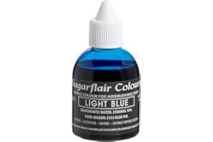 SUGARFLAIR COLOURS LIGHT BLUE Sugarflair Edible Food Colour Liquid For Airbrushing Cake Decorating