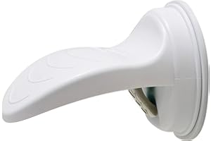 SAFE-ER-GRIP Mommy's Helper Shower Foot Rest, Acrylonitrile Butadiene Styrene (ABS), White, 1 Count (Pack of 1)